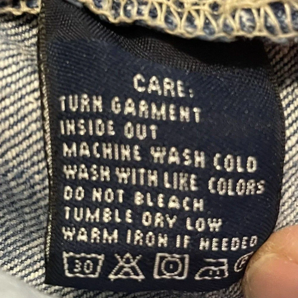 Ralph Lauren Sport Womens Size 2 Denim Mini Skirt Blue Pockets Designer … - Picture 7 of 7